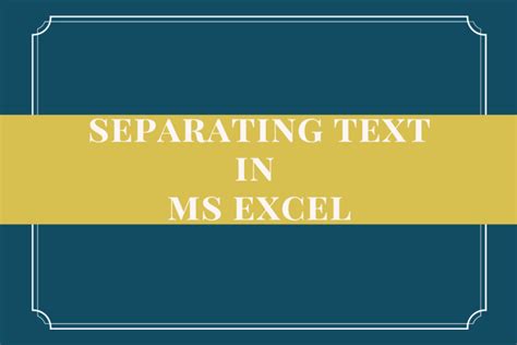 Image result for How to Split Text in Excel Cell
