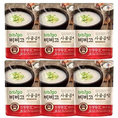 Buy 6 Packs ] CJ Bibigo Korean Sagol Gomtang Beef Bone Flavored Soup 사골 ...