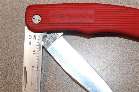 Vintage Snap-On Kershaw Folding Pocket Knife KAI YAFB 27 Japan Red ...