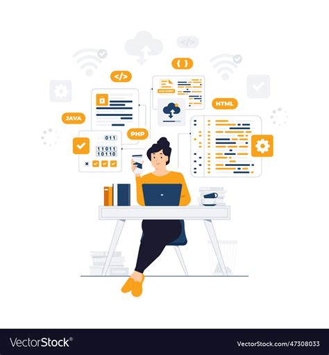 Code Developer Image Vector 的图像结果