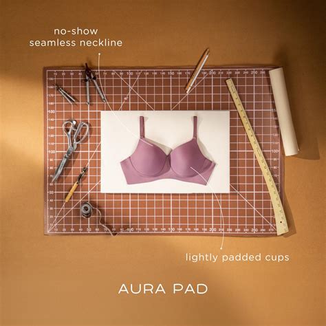 Aura Pad - Medium-padded bra with gentle lift & side support | Blossom