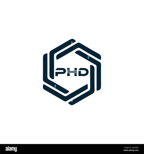 PHD logo. P H D design. White PHD letter. PHD, P H D letter logo design ...
