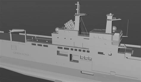 Mistral Class 3D Model 的图像结果