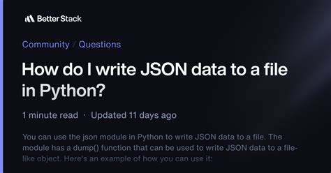 Image result for Working with a Large JSON File in Python