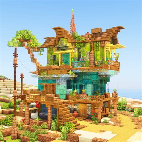 Image result for Minecraft Tropical Builds