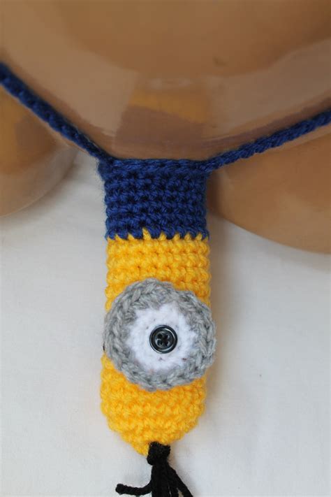 Crochet Sexy Men's Thong, Men Thongs String Handmade, Men Minion Thong ...