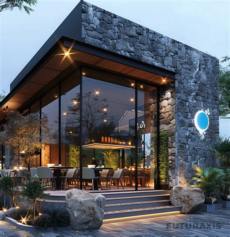 Restaurant Exterior Design 的图像结果