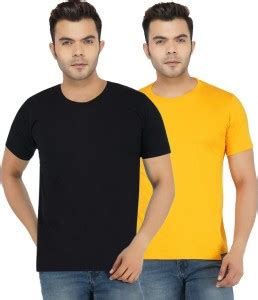 Plain Black Tshirts - Buy Plain Black Tshirts online at Best Prices in ...