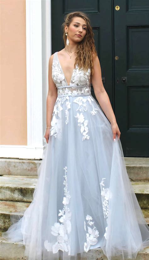 Light Grey Wedding Dress