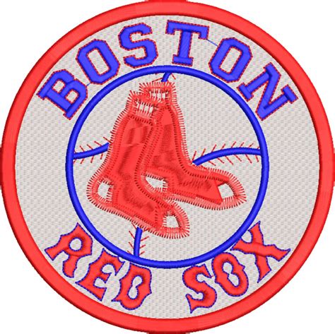 Boston Red Sox Emblem Embroidery Machine Design – Instant Download