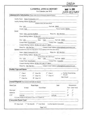 Fillable Online hazardouswaste utah NJ Division of Taxation ...