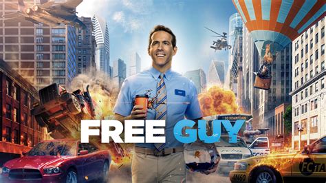 Download Ryan Reynolds Jodie Comer Movie Free Guy HD Wallpaper