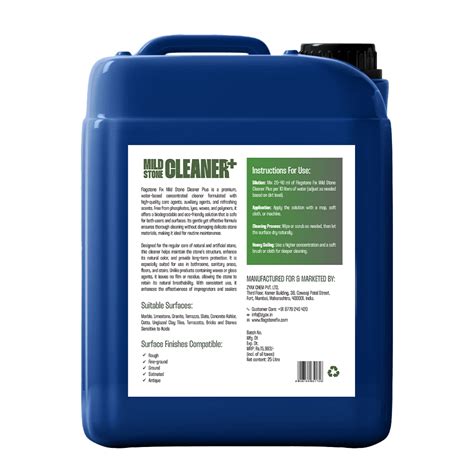 Mild Stone Cleaner Plus: Concentrated Water-Based Stone Cleaner