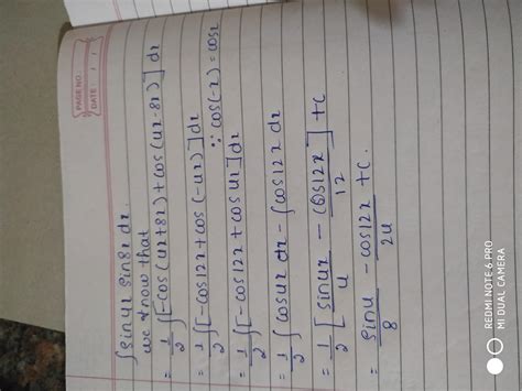 sin 4x sin 8x.dx Integrate the function - Brainly.in