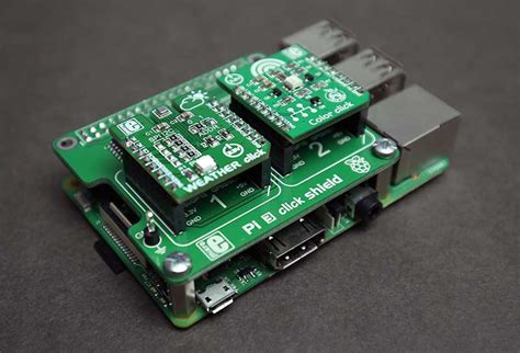 Raspberry Pi Examples with Click Boards