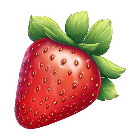 Strawberry Illustration Icon | Realistic Illustration Fruit Iconpack ...