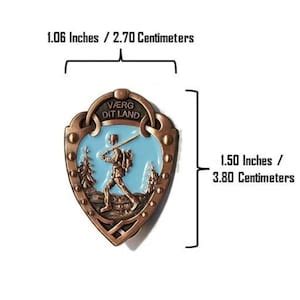 Norwegian Foot March Badge - Etsy