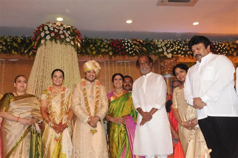 Celebrities at Sivaji Family Wedding Reception Photos Album |Tamil ...