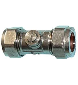 Primaflow 22mm Chrome Isolation Valve - Economy - Pack of 2 : Amazon.in ...