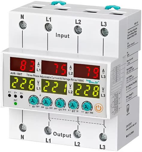 XPR3SS AVR-100 3 Phase 100Amp Automatic Voltage And Current Protection ...