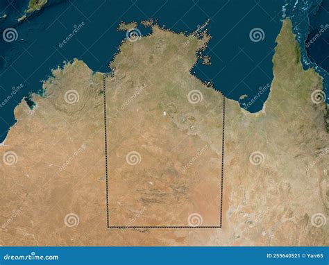 Northern Territory, Australia. Low-res Satellite. No Legend Stock Illustration - Illustration of ...