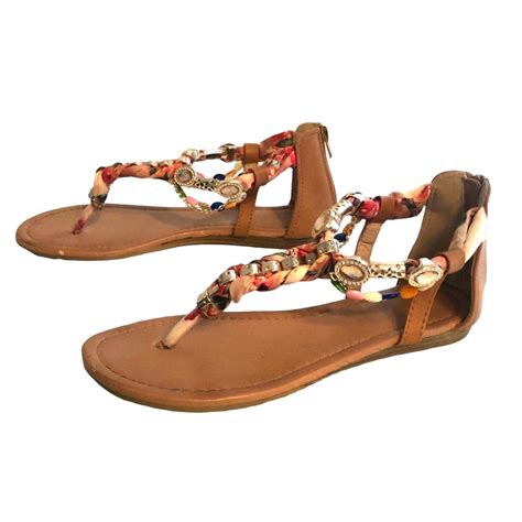 Women's Tan Sandals | Depop