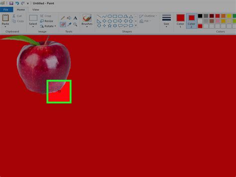 How to Remove the White Background in Microsoft Paint