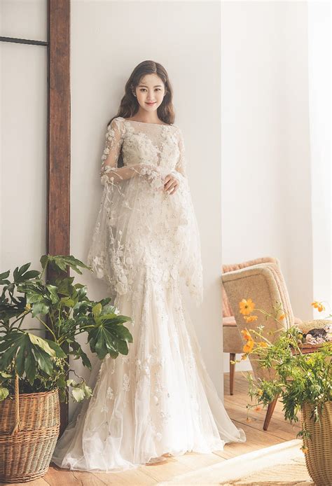 Korean Long Wedding Dresses at Ava Lazarev blog