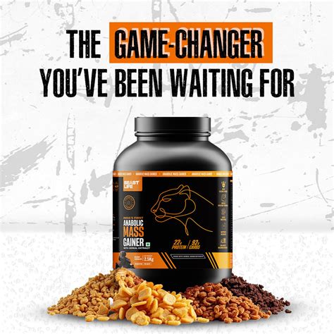 Anabolic Mass Gainer with Ultrasorb Tech (No Maltodextrin) | 2.5kg ...