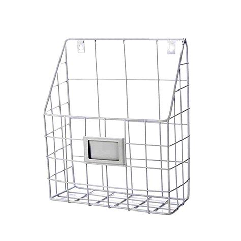 Indian Decor (White) Rustic Country Style Wire Wall Mount Hanging File ...