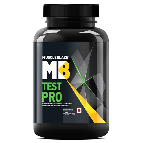 MUSCLEBLAZE TEST PRO 60 CAPSULES – Javiaj Nutrition