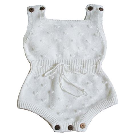 Baby Boys And Girls Knitting Sweater Crochet Romper Climbing Clothes ...