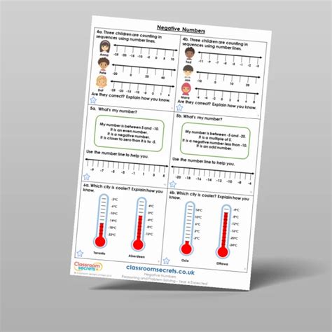 Image result for Negative Numbers Questions Year 9