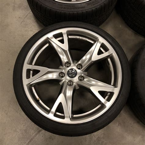 Nissan 370Z 19" OEM Rays ENG Forged Wheels and Tires - Extreme Wheels