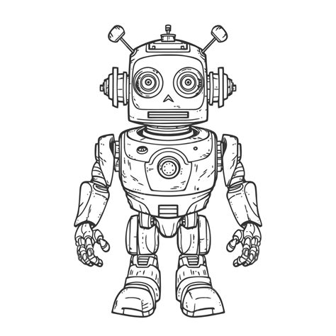 Image result for Robot Coloring Pages Realistic
