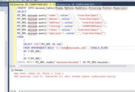 XML to SQLite 的图像结果