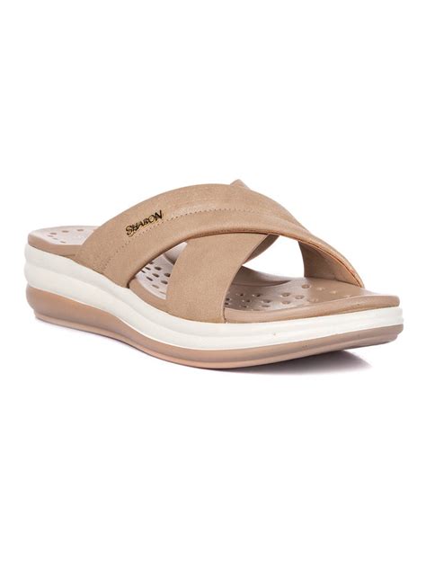 Buy KHADIM Sharon Flatform Heel Mule Slip-On Sandal for Women Online in ...