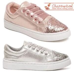 Buy girls sparkly trainers - In stock