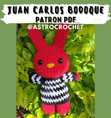 Juan Carlos Bodoque Crochet Amigurumi Pattern - Etsy