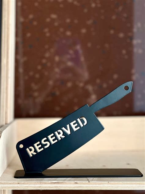 Restaurant Reserved Table Sign 的图像结果
