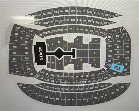 Sports Authority Field Seating Chart - Minimalist Chart Design