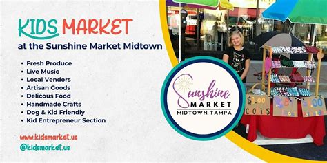 Kids Market at the Sunshine Market, Midtown Tampa, 24 May to 26 ...