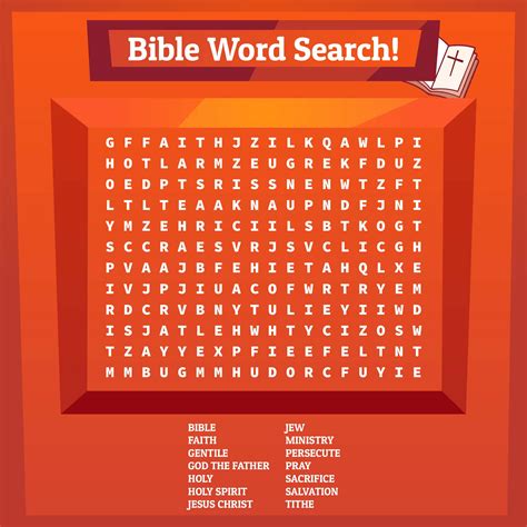 Free Printable Bible Word Searches For Adults Large Print - Madamee Classy