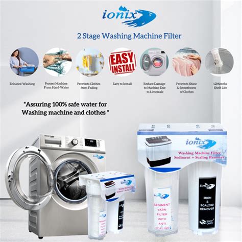IONIX by IONIX 2 stage washing machine water softner , Iron guard for ...