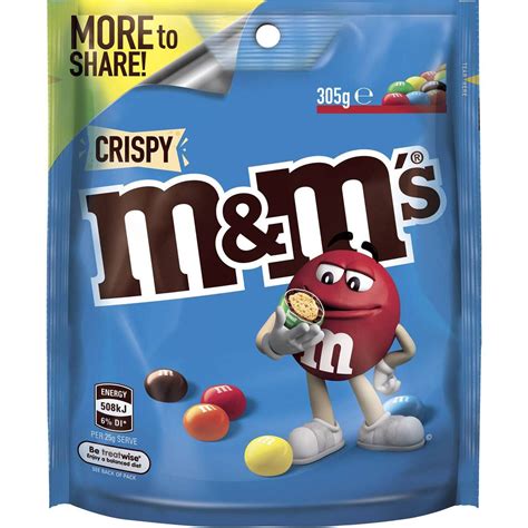 M&M's Crispy Colorful Candies With Crispy Rice Filling & Milk Chocolate ...