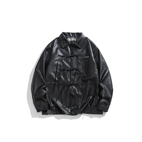 Laced Leather Jacket – Danhop