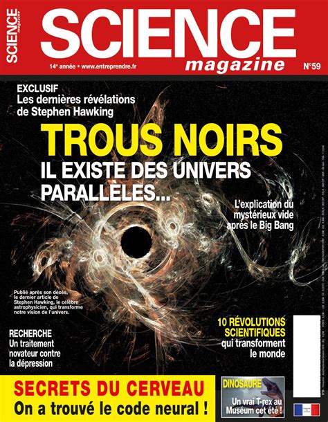 SCIENCE MAGAZINE N°59 | Lafont Presse