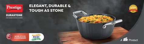 Buy Prestige Durastone Hard Anodised 6 Layer Non-Stick Casserole with ...
