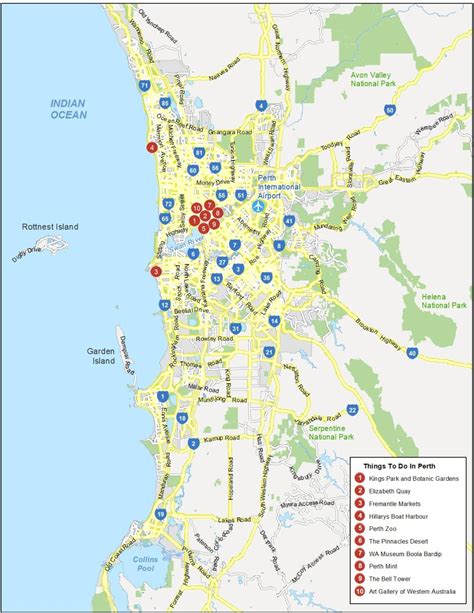 Perth Map 的图像结果
