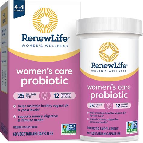 Renew Life - Probiotics Women's Care - 25 Mil Millones CFU, Digestivo y ...
